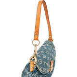 Louis Vuitton Monogram Denim Pleaty Shoulder Bag