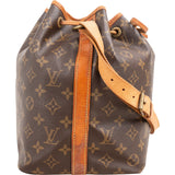 Louis Vuitton Monogram Canvas Sac Noé Petit Shoulder Bag