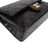 Chanel Quilted Lambskin 24K Gold Medium Double Flap Shoulder Bag