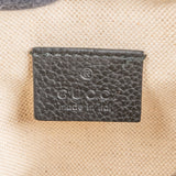 Gucci Pebbled Leather Vintage Emblem Small Crossbody Bag