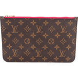 Louis Vuitton Monogram Canvas Neverfull Pochette Accessoires Clutch