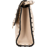 Valentino Garavani Grained Leather Rockstud Flap Crossbody Bag