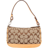 Coach Signature Monogram Pochette Handbag