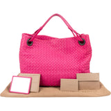 Bottega Veneta Intrecciato Nappa Leather Cesta Handbag