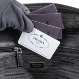 Prada Tessuto Saffiano Leather Triangle Briefcase Handbag