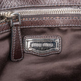 Miu Miu Matelassé Leather Coffer Handbag