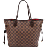 Louis Vuitton Monogram Damier Ebene Neverfull MM Shoulder Bag