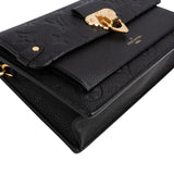 Louis Vuitton Noir Leather Empreinte Monogram Vavin Chain Crossbody Bag