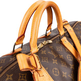 Louis Vuitton Monogram Canvas Keepall 60 Bandoulière Travel Bag