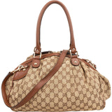 Gucci Monogram GG Canvas Sukey Hobo Shoulder Bag