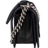 Chanel Goat Hair Medium Boy Single Flap Crossbody Bag