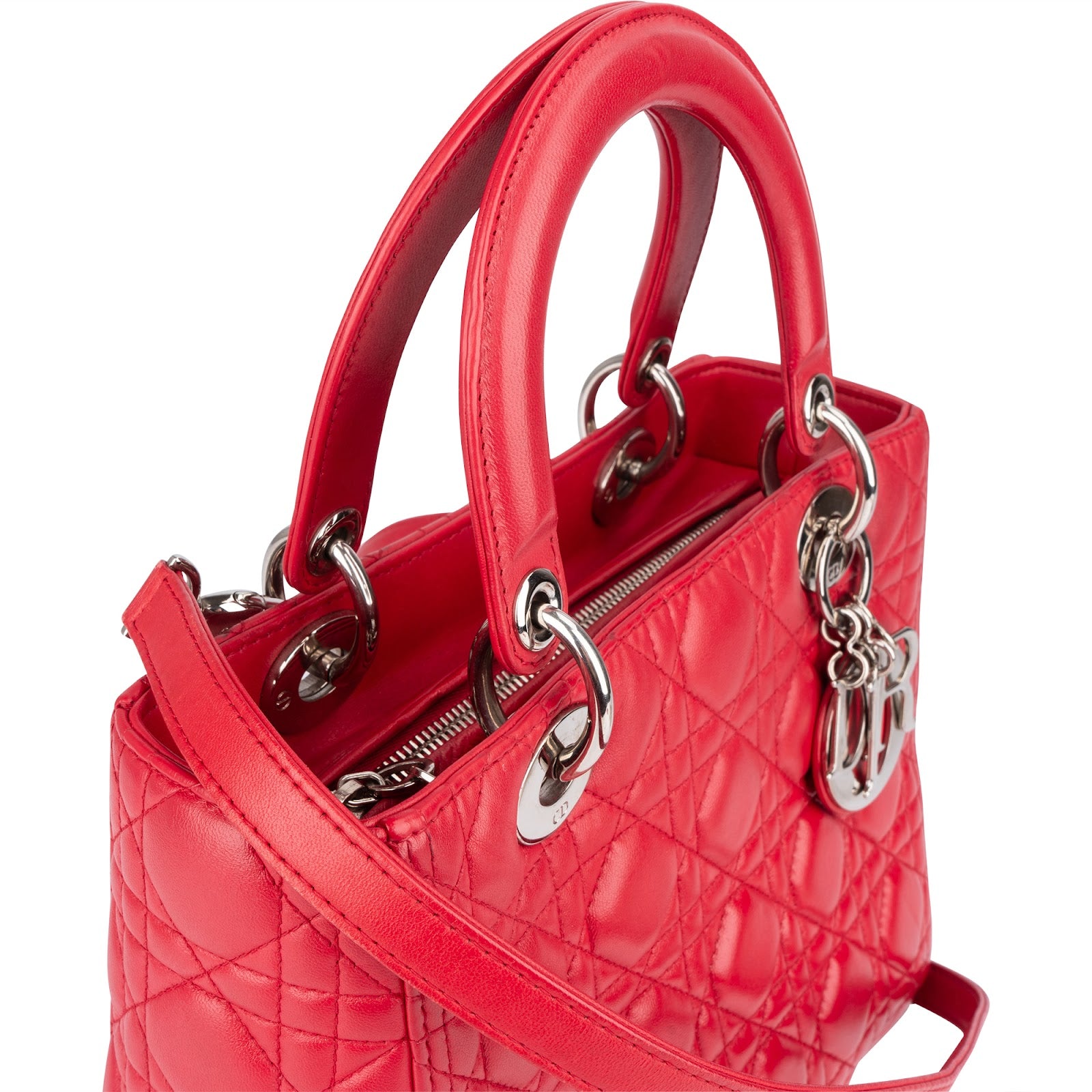 Christian Dior Quilted Leather Lady Dior Handbag xx aufgefrischt passt? - vintageandkickz