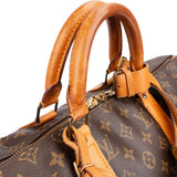 Louis Vuitton Monogram Canvas Keepall 50 Bandoulière Travel Bag