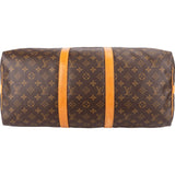 Louis Vuitton Monogram Canvas Keepall 50 Bandoulière Travel Bag