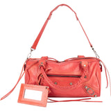 Balenciaga Pink Leather City Twiggy Handbag