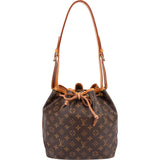 Louis Vuitton Monogram Canvas Sac Noé Petit Shoulder Bag