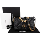 Chanel 19 Quilted Lambskin Chanel Single Flap Crossbody Bag