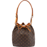 Louis Vuitton Monogram Canvas Sac Noé Petit Shoulder Bag