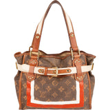 Louis Vuitton Limited Monogram Tussue Rayures Handbag
