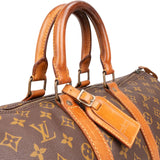 Louis Vuitton Monogram Canvas Keepall 45 Travel Bag