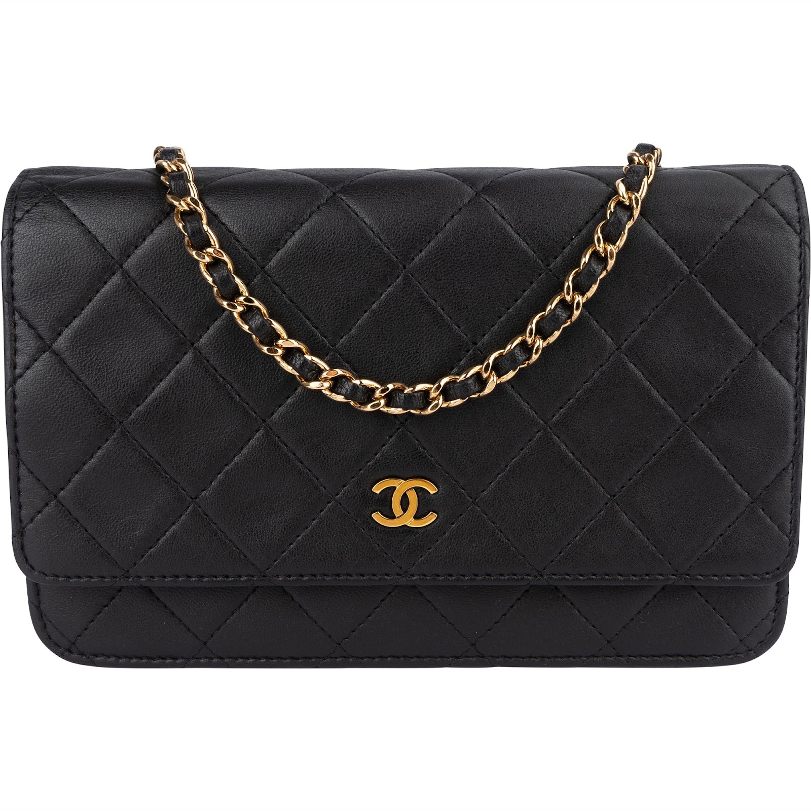 [🔄️B23 / F09] Chanel Quilted Lambskin on Chain Wallet - vintageandkickz