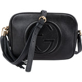 Gucci Black Leather Soho Disco Crossbody Bag