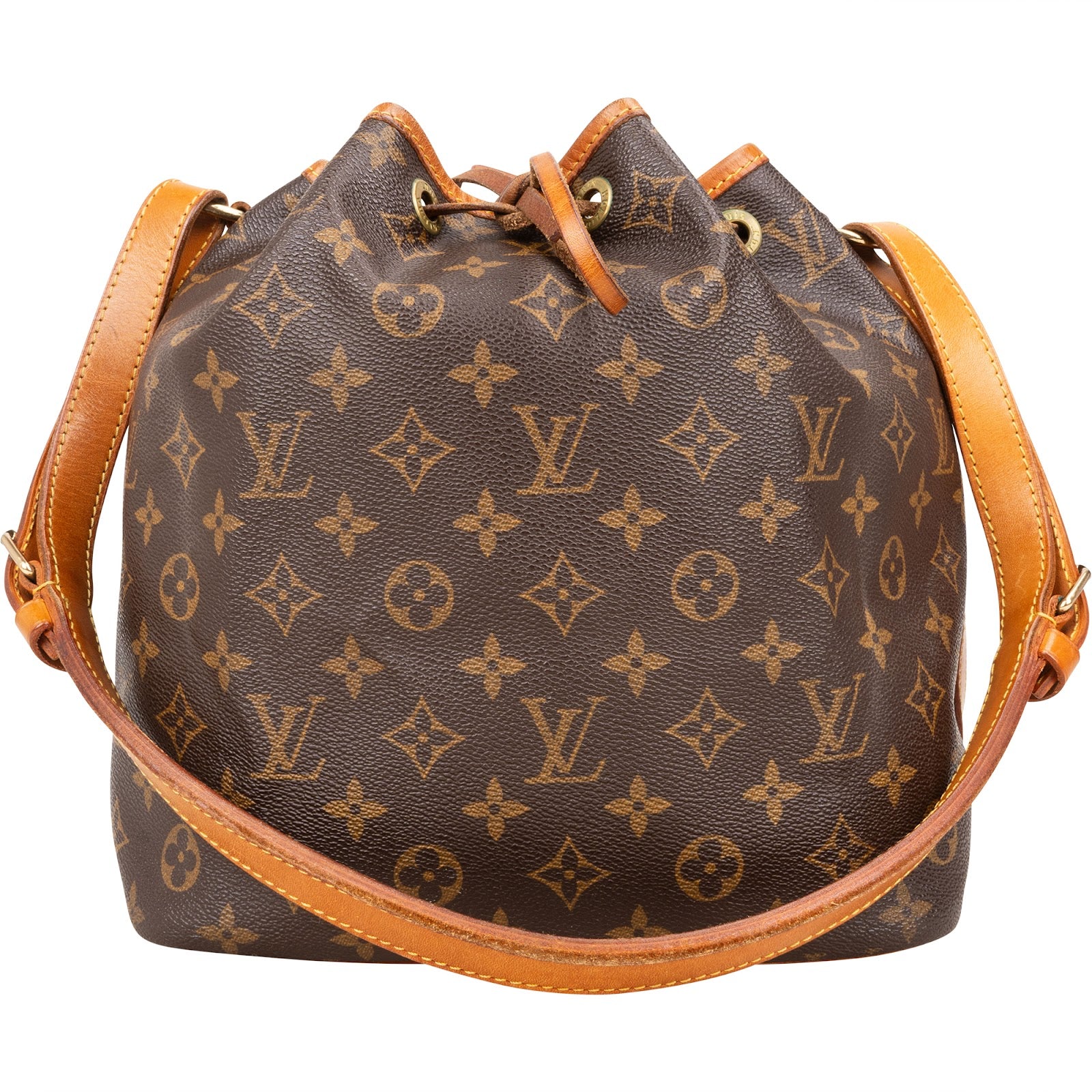 Louis Vuitton Monogram Canvas Sac Noé Petit Shoulder Bag - vintageandkickz