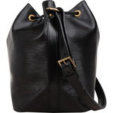Louis Vuitton Noir Epi Leather Sac Noé Petit Shoulder Bag