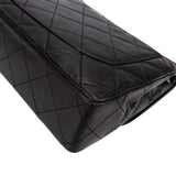 Chanel Quilted Lambskin Bicolor Double Flap Shoulder Bag