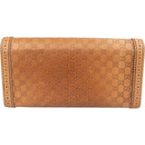 Gucci Guccissima Leather Brogue Perforated Continental Wallet