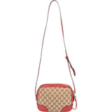 Gucci Monogram GG Canvas Bree Camera Crossbody Bag