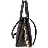 Coach Signature Monogram Canvas Mini Lillie Carryall Crossbody Handbag