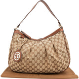 Gucci Monogram GG Canvas Sukey Shoulder Bag