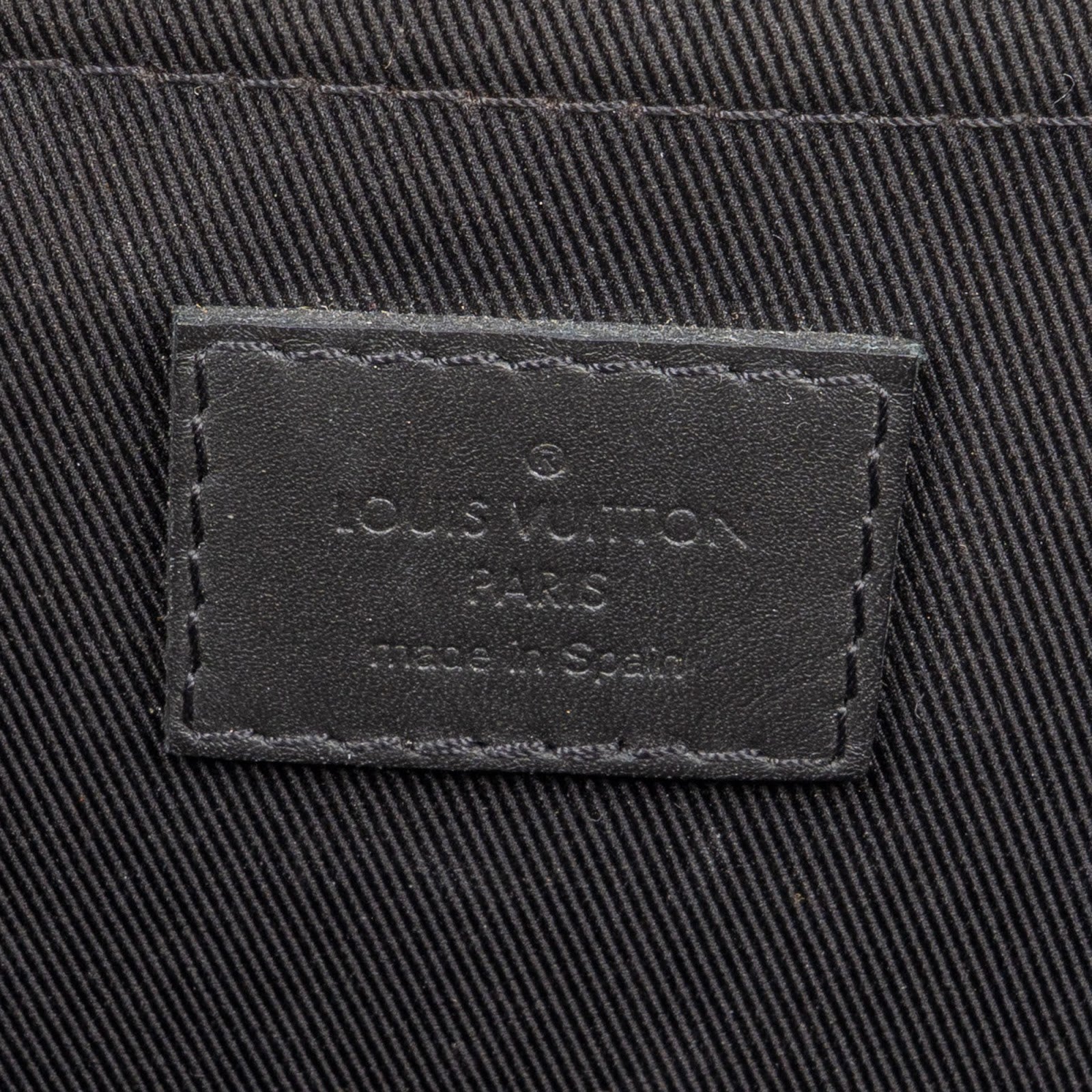 Louis Vuitton Monogram Shadow Leather Pochette Discovery Laptop Clutch - vintageandkickz