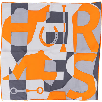 Hermès H en Biais Silk 40 Scarf Tuch