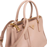 Prada Pink Saffiano Leather Galleria Handbag