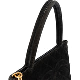 Chanel Quilted Suede Medallion Handbag