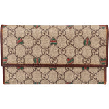 Gucci Monogram GG Supreme Canvas Heart Continental Wallet