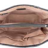 Burberry Nova-Check Monogram Patent Leather Small Tote Handbag