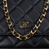 Chanel Quilted Lambskin Wallet On Chain Crossbody Bag