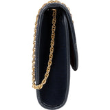 Chanel Quilted Jersey Vintage 24K Gold Single Flap Crossbody Bag