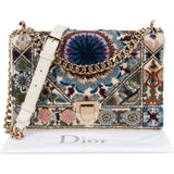 Christin Dior Limited Fabric Embroidered Kaleidiorscopie Diorama Shoulder Crossbody Bag