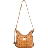 MCM Monogram Visetos Hobo Crossbody Bag