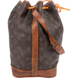 Louis Vuitton Monogram Canvas Sac Noé Grande Shoulder Bag