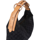 Gucci Monogram GG Canvas Horsebit Hobo Shoulder Bag