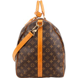Louis Vuitton Monogram Canvas Keepall 60 Bandoulière Travel Bag