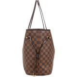 Louis Vuitton Monogram Damier Ebene Canvas Neverfull MM Shoulder Bag