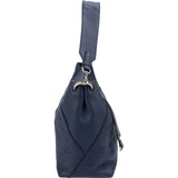 MCM Visetos Monogram Debossed Leather Hobo Shoulder Bag