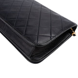 Chanel Quilted Lambskin 24K Gold Single Flap Shoulder Bag