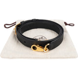 Hermès Veau Epsom Noir Leather 89 Bandouliere Strap